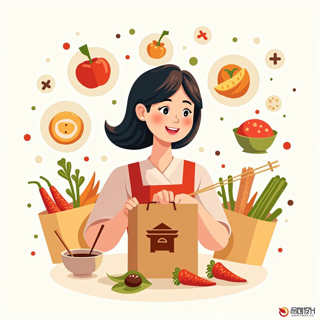 外卖品牌符号设计创新服务中心：打造独特餐...