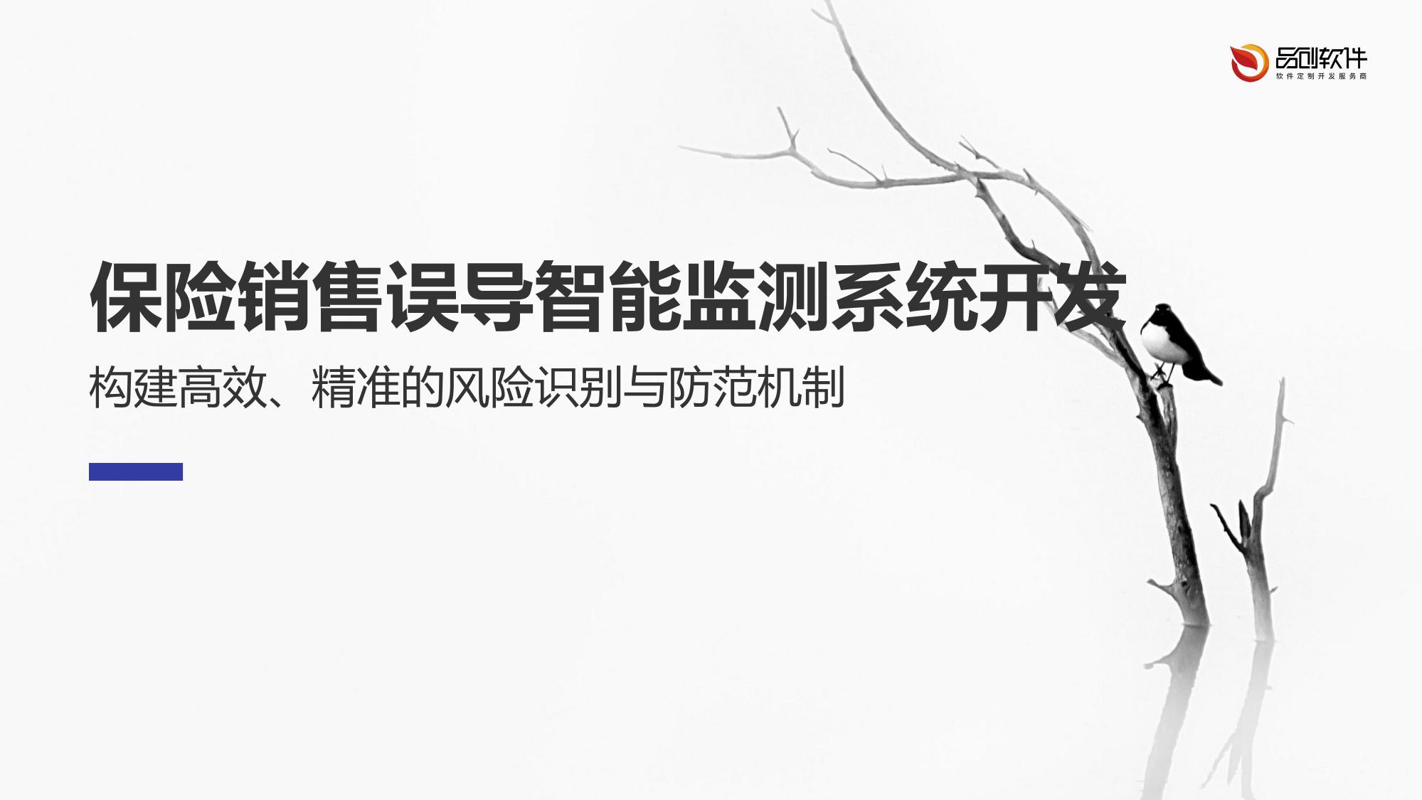 保险销售误导智能监测系统开发