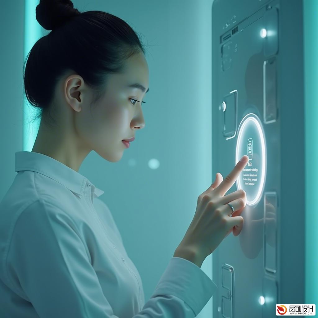 抗衰老智能设备界面设计：未来科技与美容健...