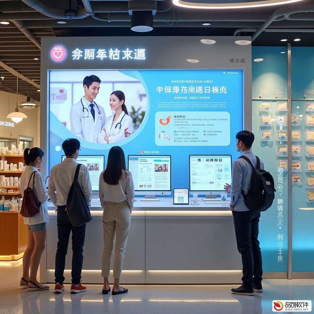 上海市健康商城大屏系统服务站：打造智慧医疗新体验
