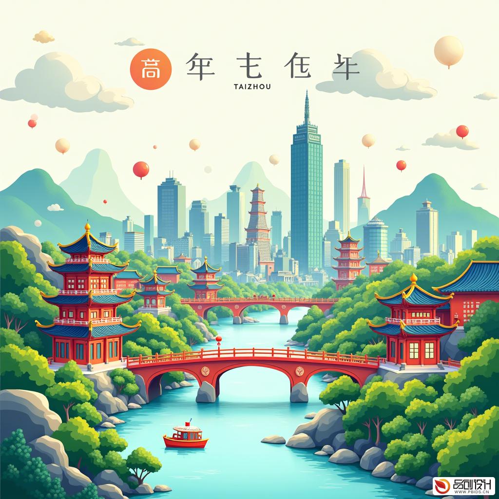 泰州市界面视觉体系：塑造城市新形象的视觉...