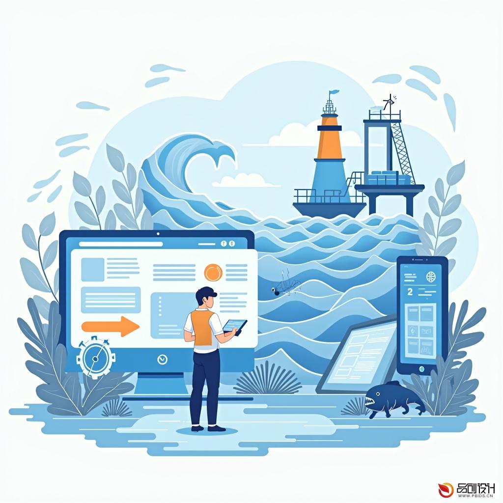 海洋工程网页视觉架构：创新设计与技术融合...