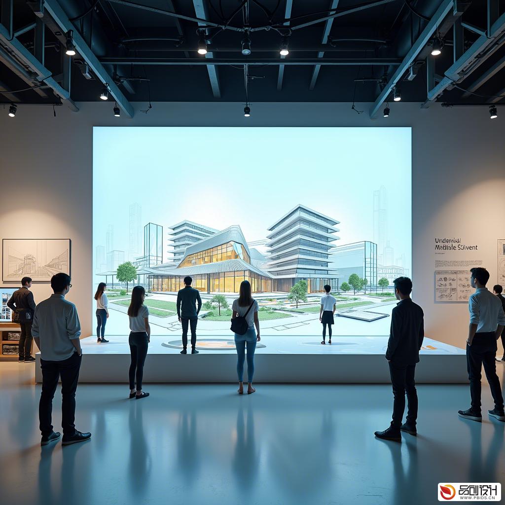 建筑设计3D动态演示：设计创新服务中心的...