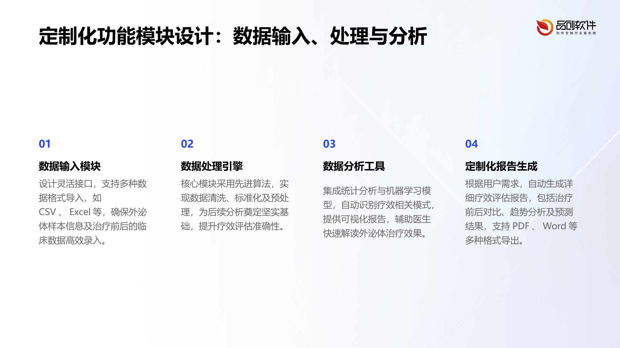 外泌体疗效评估系统定制开发