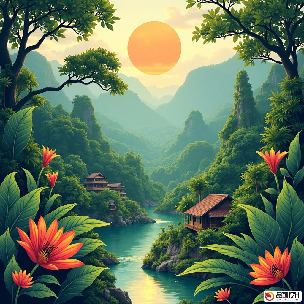 西双版纳品牌设计：塑造地域特色的创意力量
