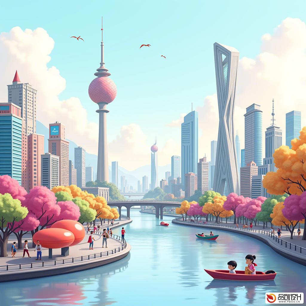 湛江市界面视觉体系设计中心：塑造城市视觉...
