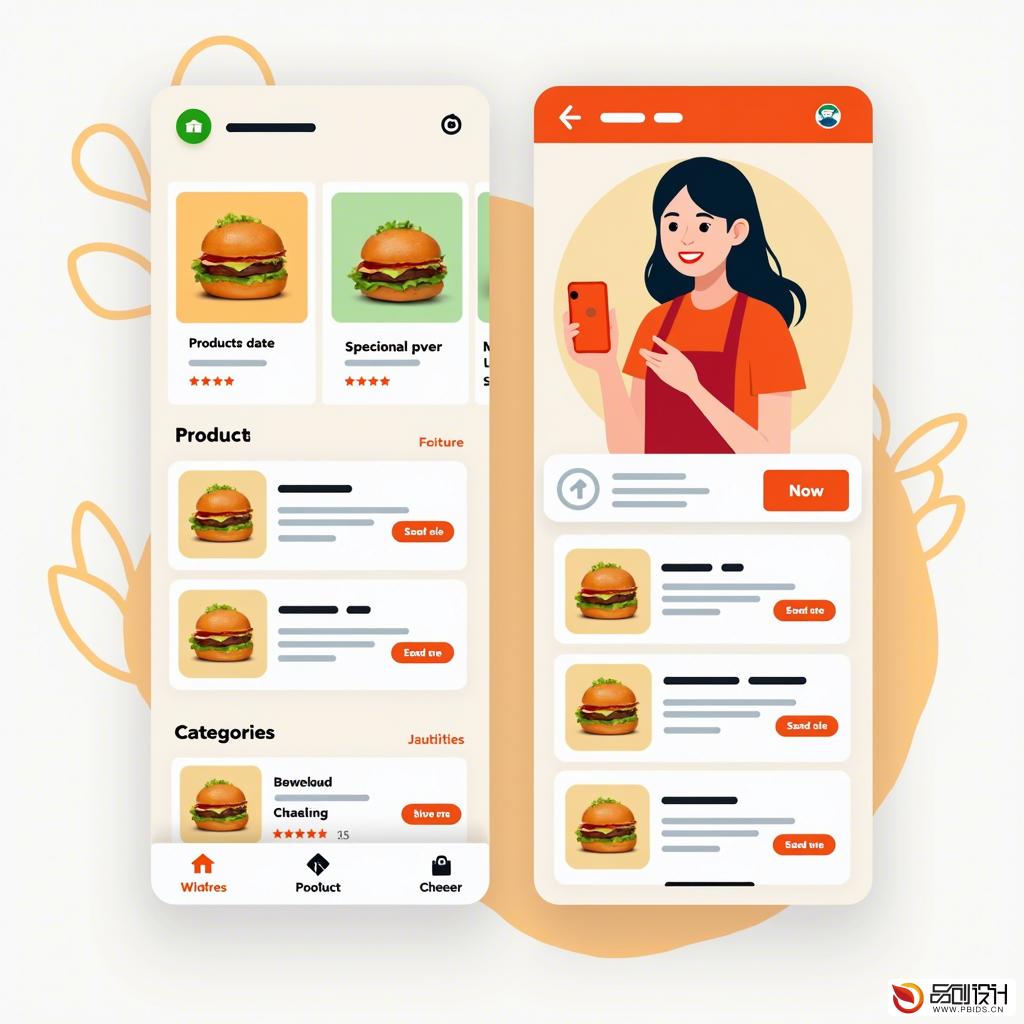 食品饮料APP应用UI设计：打造用户喜爱...