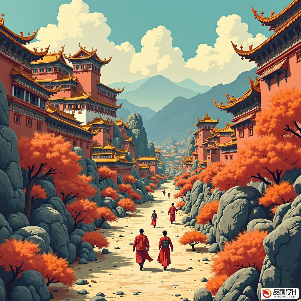 西藏动态视觉叙事设计：寻找合作伙伴的奇妙之旅

