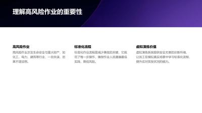 虚拟演练系统：高风险作业标准化流程训练